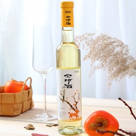 蓝溪金炫 全柿酒原汁发酵酿造果酒（甜型）13.9％ Vol 琥珀色